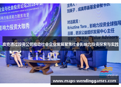 皮克通过投资公司推动社会企业发展聚焦社会影响力投资探索与实践